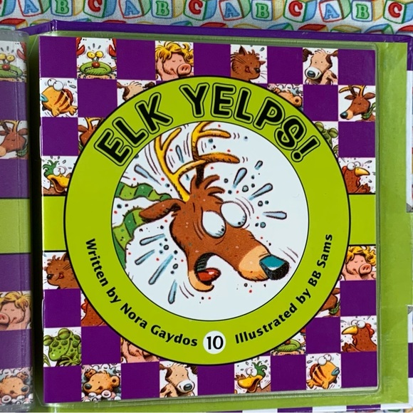 Animal Antics 10 Phonics Books Set. Level 1, Short-Vowel Sounds. - Picture 13 of 16